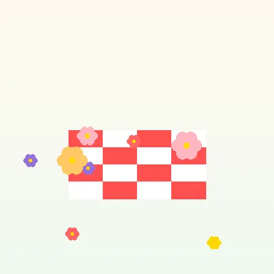 田园风格野餐垫 - 一起草17c