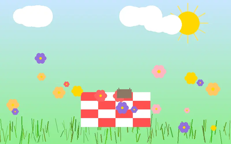 草地上的朋友聚会派对 - 一起草17c